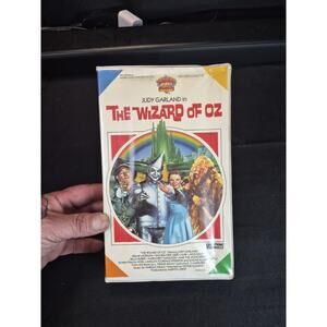 Vintage The Wizard of Oz 1939 VHS Tape 1985 MGM Clamshell Judy Garland Movie